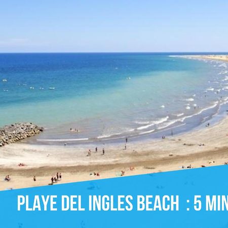 Serenity Yumbo - Europa Appartment 2Min Yumbo - 5Min From Beach - Wifi Free - Air Conditioner - Private Services - Free Welcome Book - Cohote Conserjeria Gran Canaria Playa del Ingles  Luaran gambar