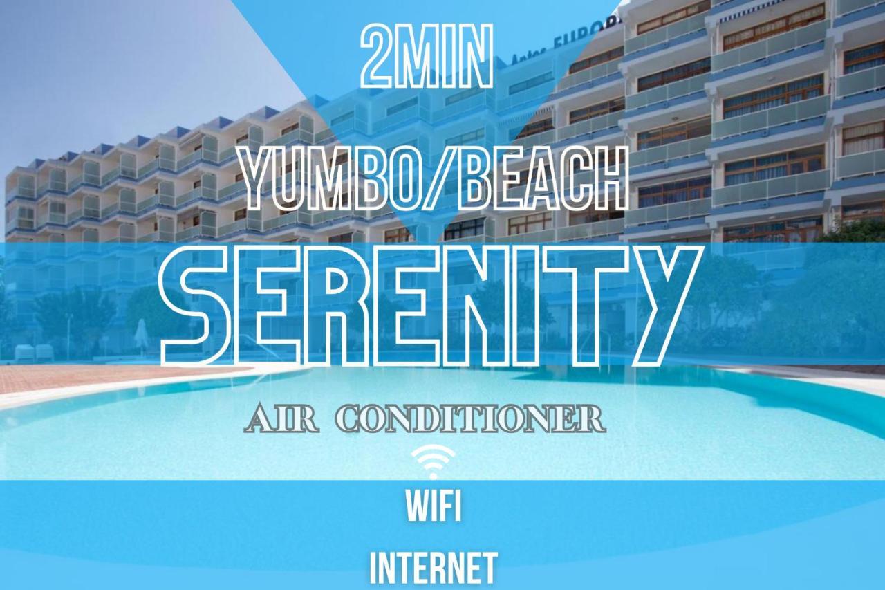 Serenity Yumbo - Europa Appartment 2Min Yumbo - 5Min From Beach - Wifi Free - Air Conditioner - Private Services - Free Welcome Book - Cohote Conserjeria Gran Canaria Playa del Ingles  Luaran gambar